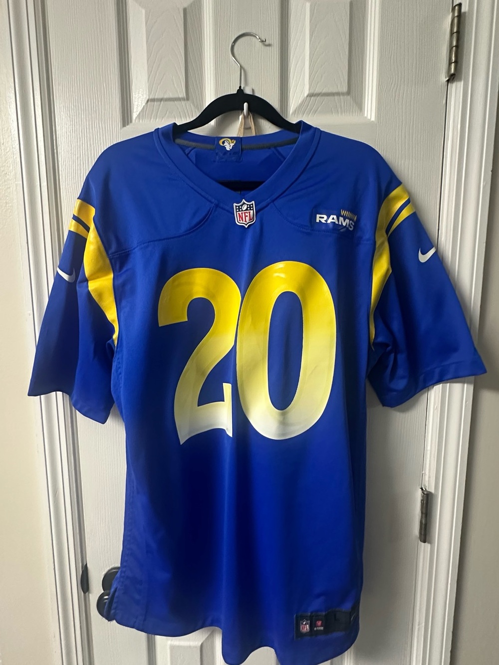 Nike Los Angeles Rams #20 Ramsey Football Jersey - Size Large